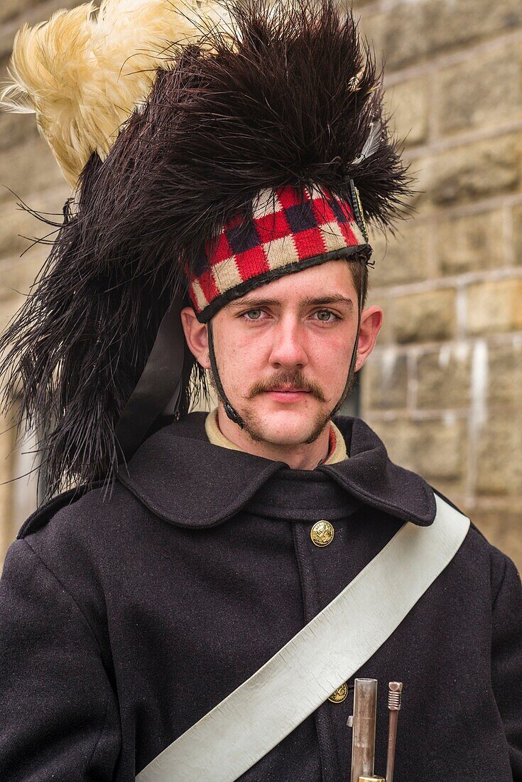 Kanada, Neuschottland, Halifax, Citadel Hill Nationale Historische Stätte, Wache eines Soldaten, MR-CAN-18-02