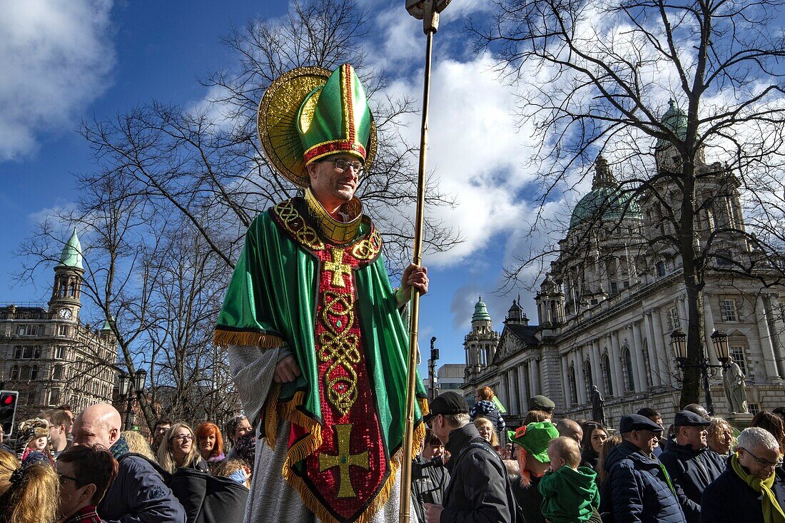 Vereinigtes Königreich, Nordirland, St. Patrick's day, St. Patrick's character