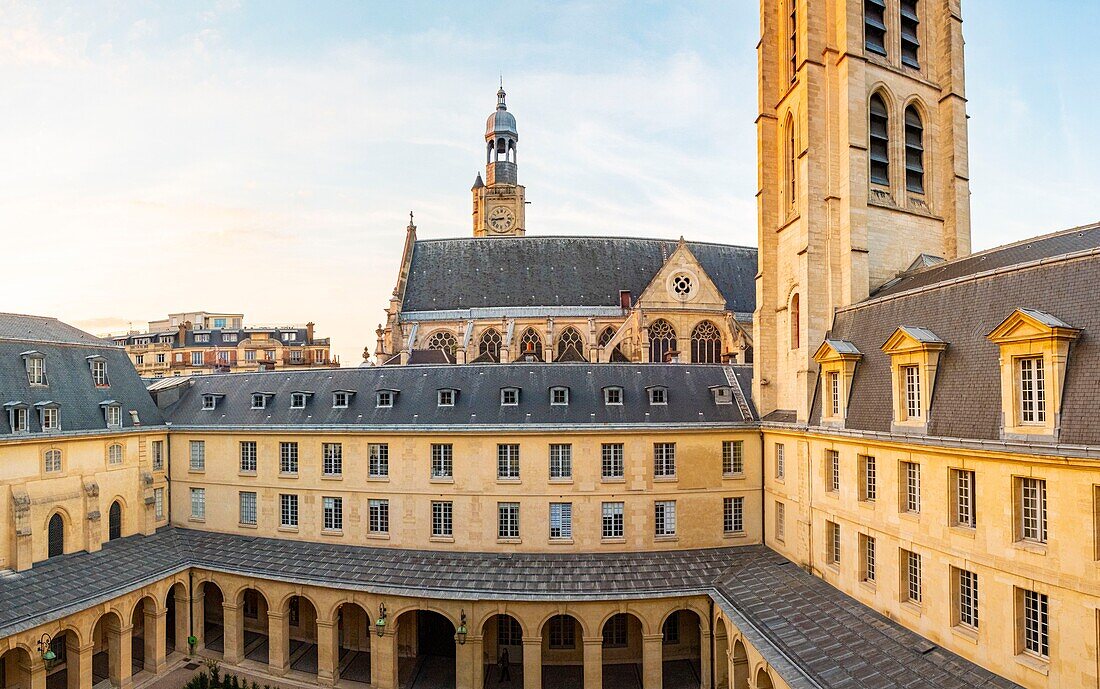 France, Paris, Sainte Genevieve Mountain District, Henri IV High School