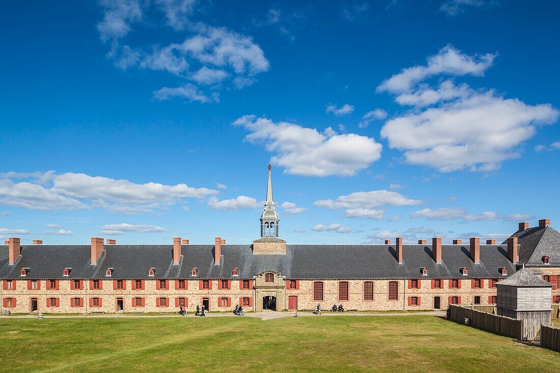 Canada, Nova Scotia, Louisbourg, Fortress of Louisbourg National Historic Park, Kings Bastion Barracks