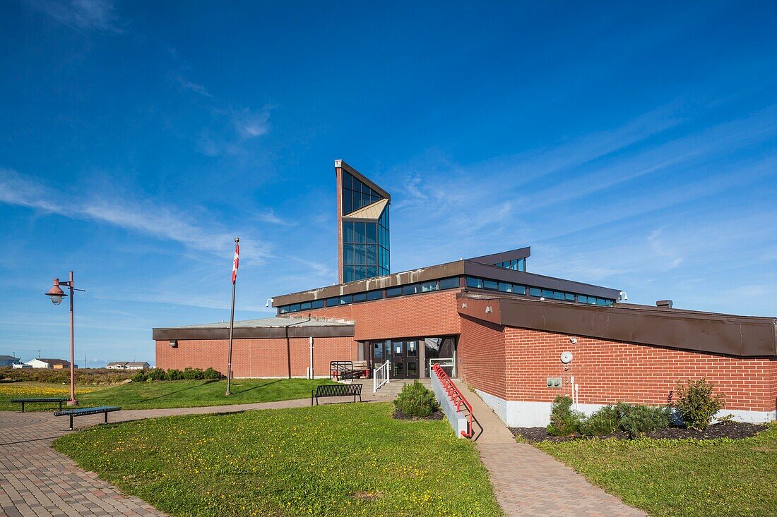 Canada, Nova Scotia, Glace Bay, Cape Breton Miners Museum, coal mining history museum, exterior
