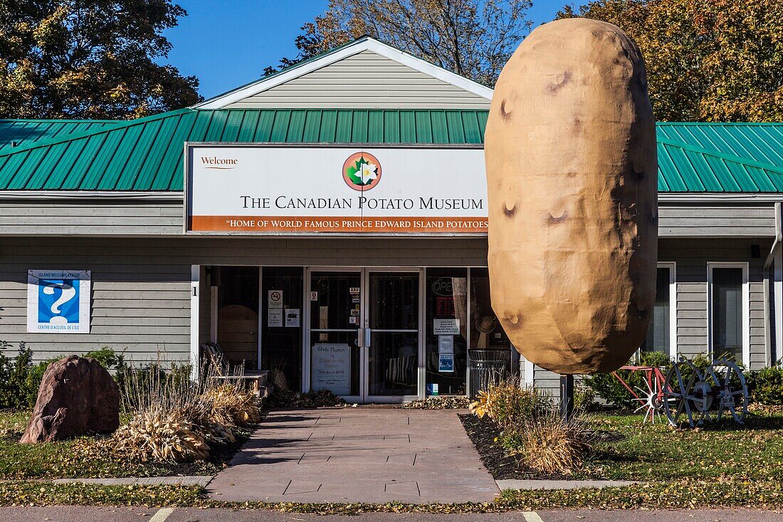 Canada, Prince Edward Island, O'Leary, The Canadian Potato Museum, exterior