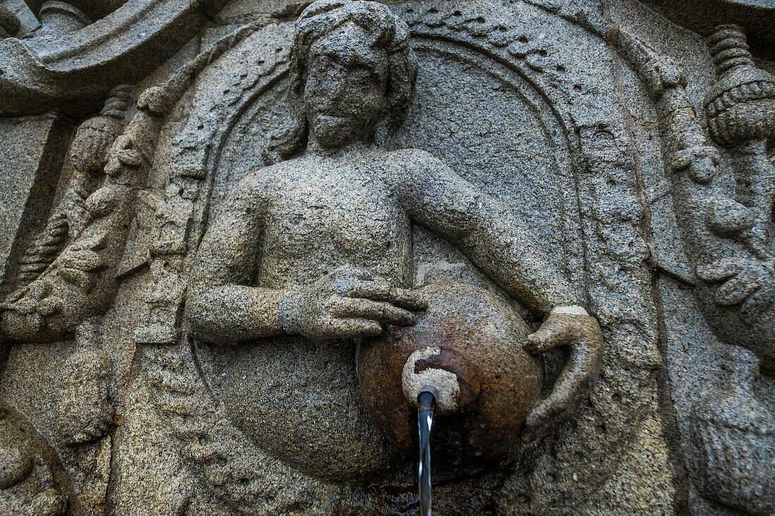 Portugal, Braga, Bom Jesus do Monte, von der UNESCO zum Weltkulturerbe erklärt, Brunnen