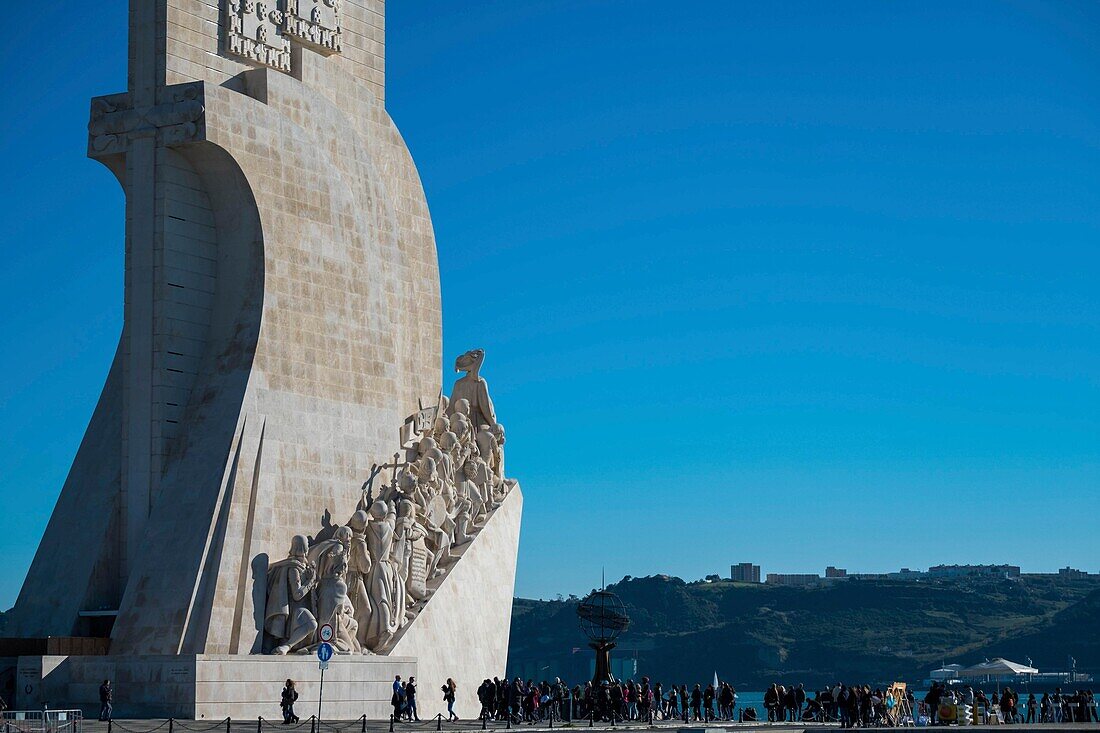 Portugal, Lisbonne, monument dedicated to the portuguese explorers and navigators