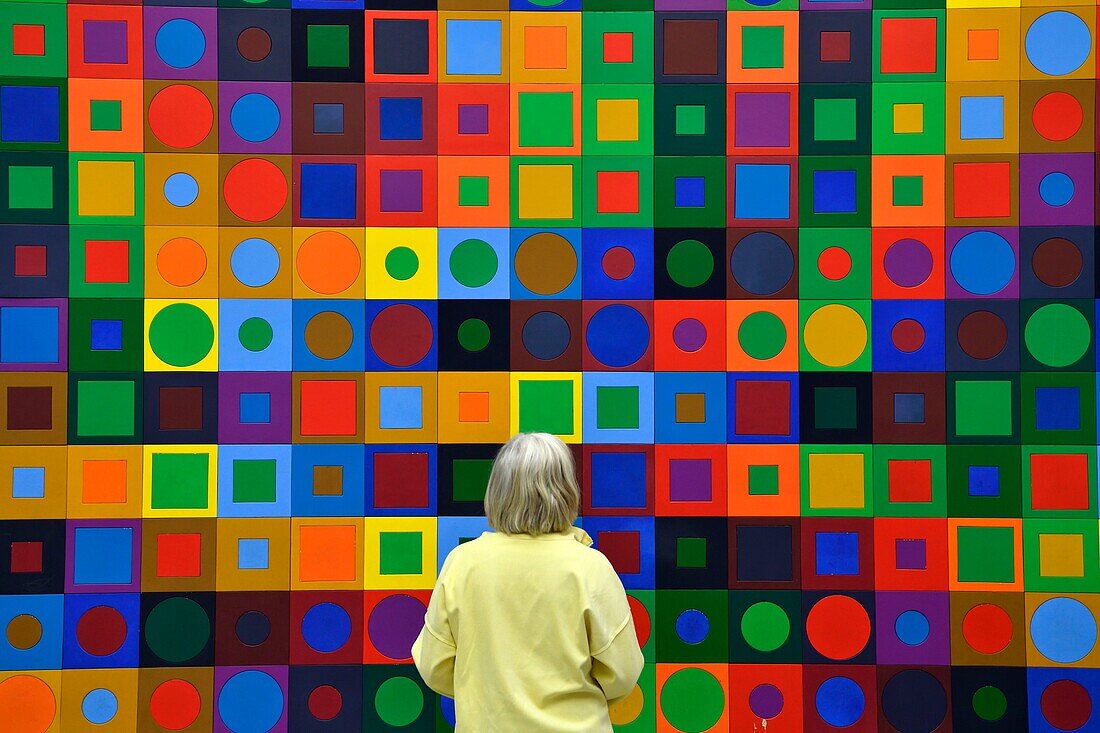 France, Bouches du Rhone, Aix en Provence, Vasarely fondation