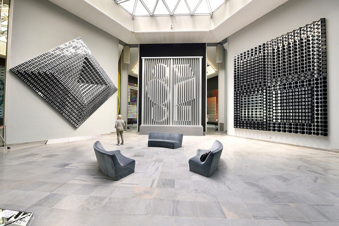 France, Bouches du Rhone, Aix en Provence, Vasarely fondation