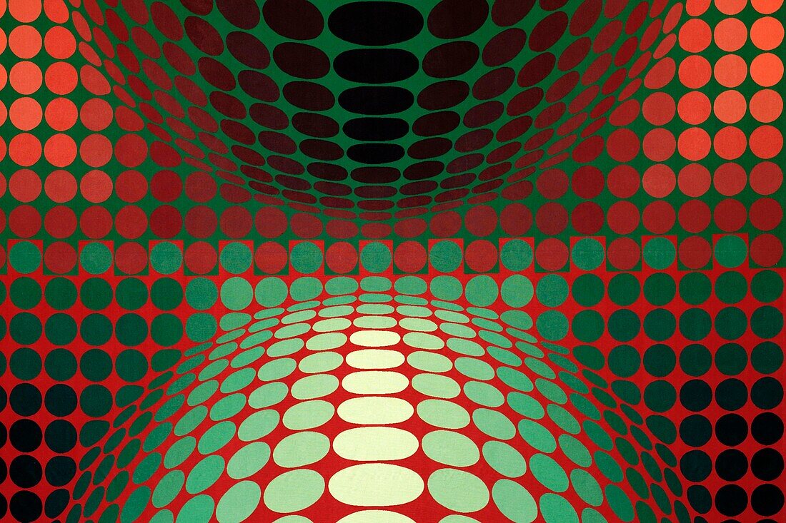 France, Bouches du Rhone, Aix en Provence, Vasarely fondation