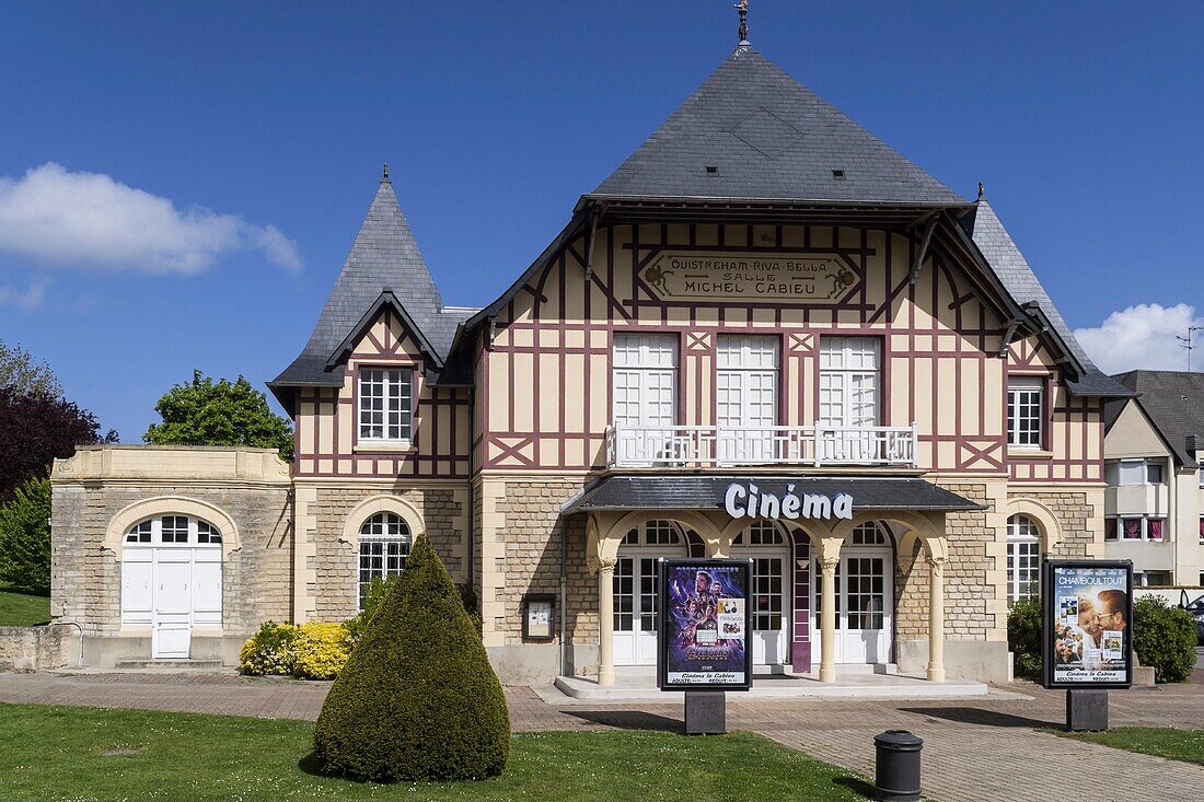 France, Calvados, Cote de Nacre, Ouistreham, neighborhood cinema