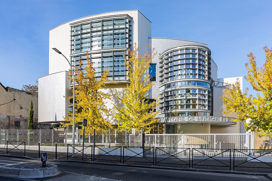 France, Seine Saint Denis, Villemomble, Rue Grande, Conservatory of Music and Dance