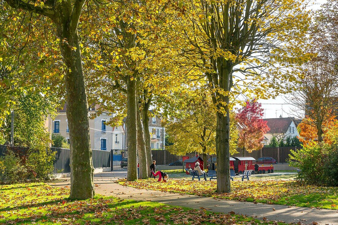 France, Seine Saint Denis, Villemomble, Jean Mermoz Park