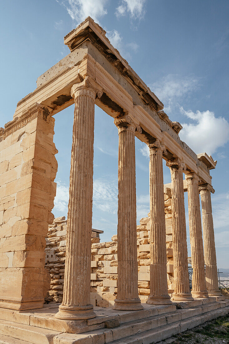 Erechtheion, Acropolis, UNESCO World Heritage Site, Athens, Attica, Greece, Europe