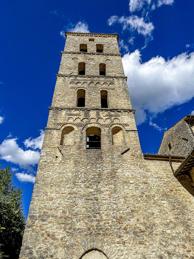 Abtei San Pietro in Valle, aus dem 7. und 13. Jahrhundert, Ferentillo, Umbrien, Italien, Europa