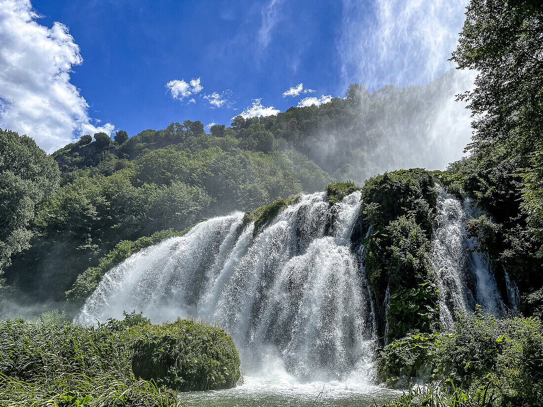 Cascata delle Marmore waterfall, Umbria, Italy, Europe