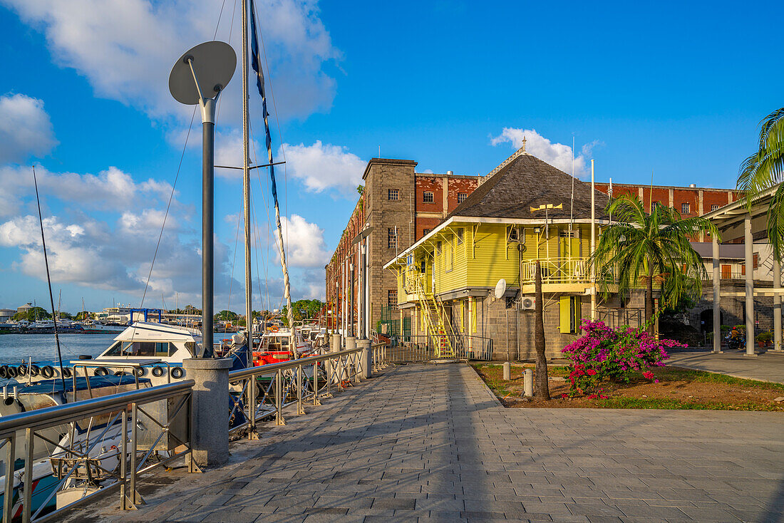 Blick auf das Interkontinentale Sklaverei-Museum in Port Louis, Port Louis, Mauritius, Indischer Ozean, Afrika