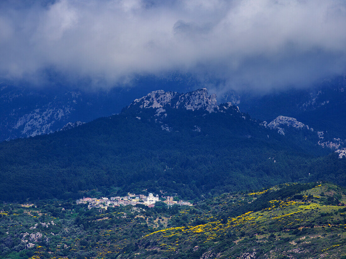 View towards Kallithea, Samos Island, North Aegean, Greek Islands, Greece, Europe