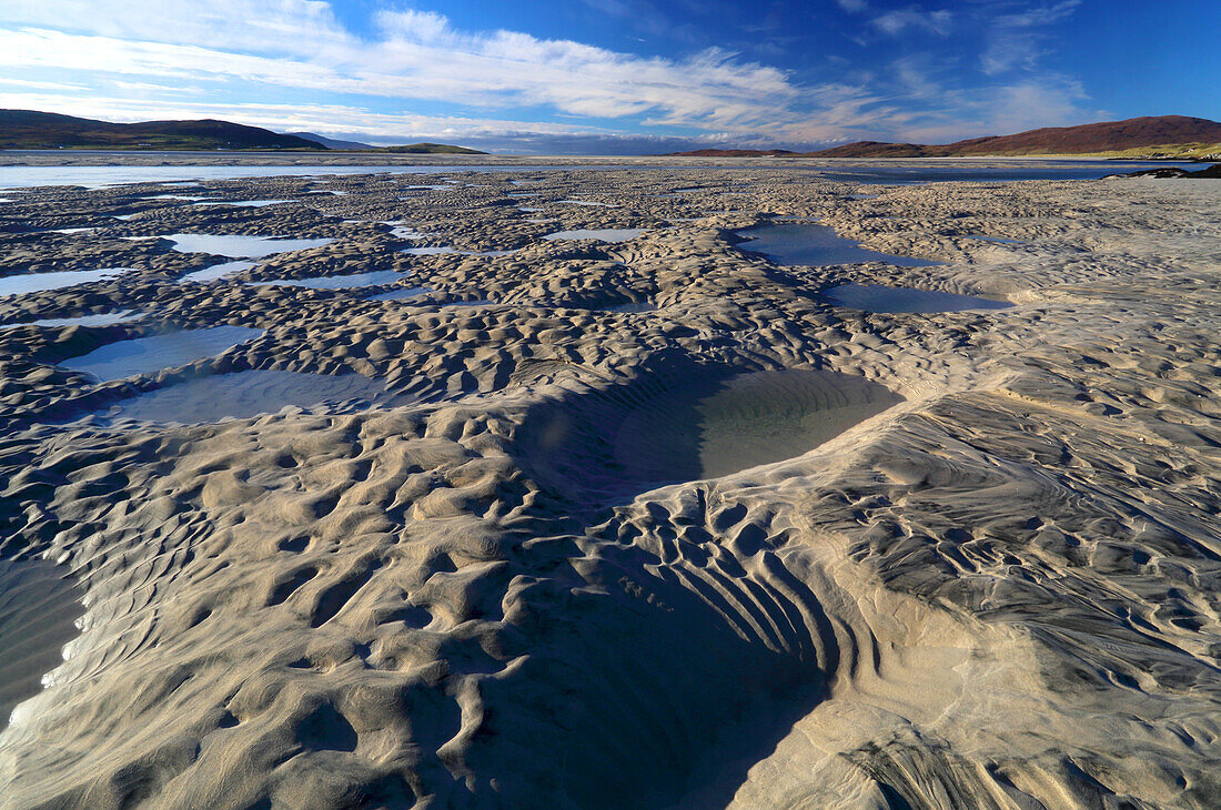 Luskentyre beach, Harris, Äußere Hebriden, Schottland, Vereinigtes Königreich, Europa