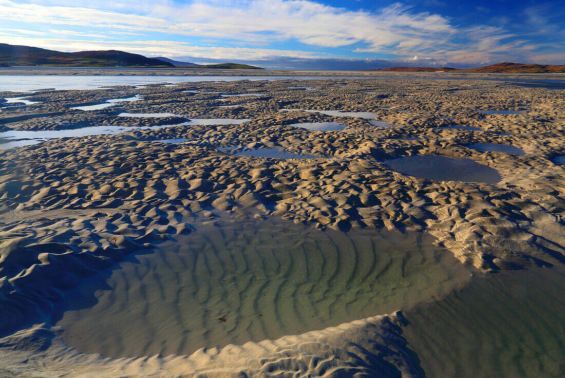 Luskentyre beach, Harris, Äußere Hebriden, Schottland, Vereinigtes Königreich, Europa