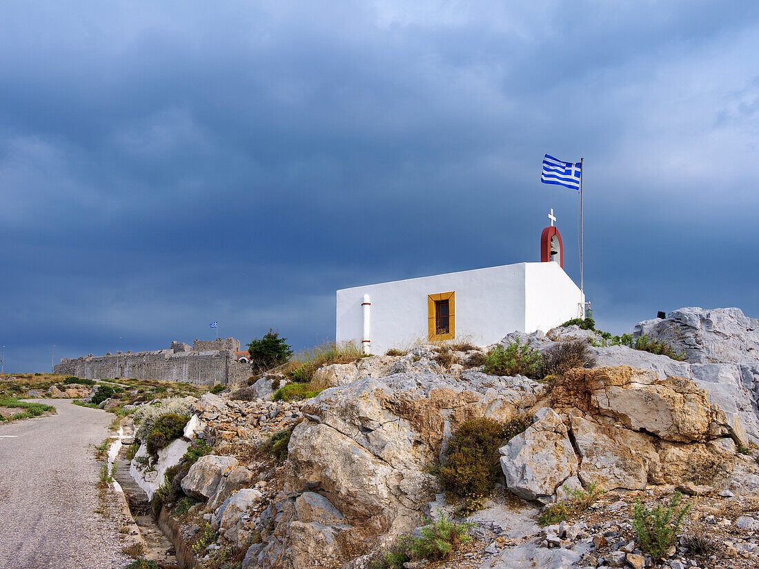 Church of Prophet Elias, Leros Island, Dodecanese, Greek Islands, Greece, Europe