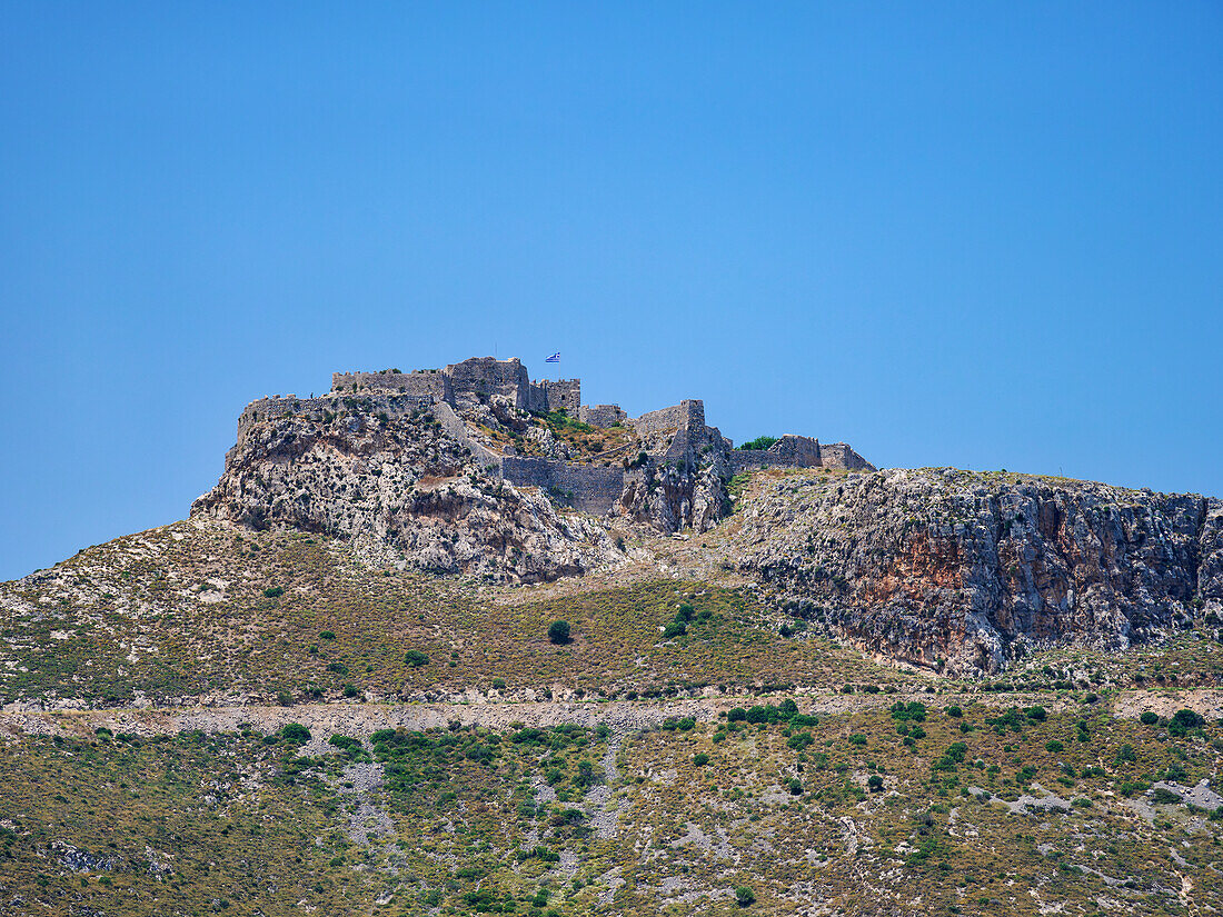 Medieval Castle of Pandeli, Leros Island, Dodecanese, Greek Islands, Greece, Europe