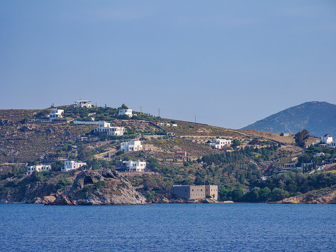 Coast of Patmos Island, Dodecanese, Greek Islands, Greece, Europe