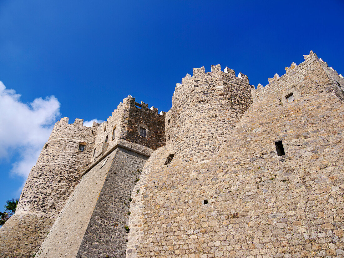 Kloster des Heiligen Johannes der Theologe, Patmos Chora, UNESCO-Weltkulturerbe, Insel Patmos, Dodekanes, Griechische Inseln, Griechenland, Europa