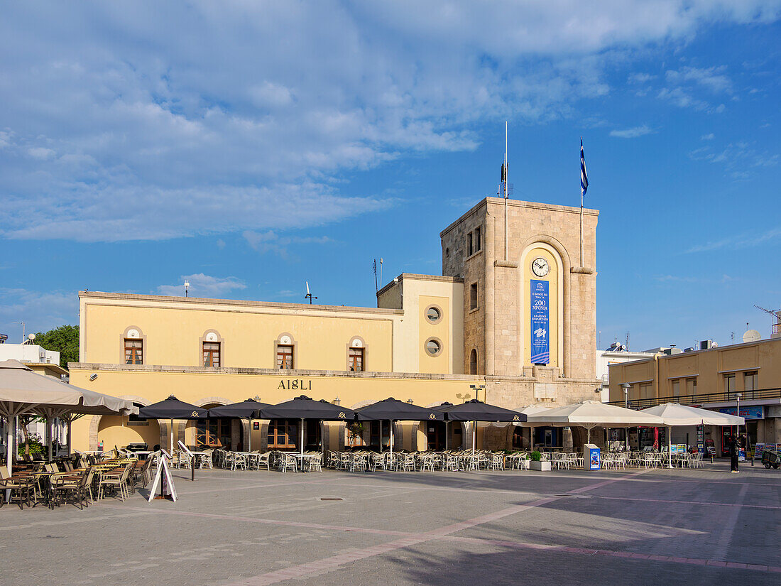 Eleftherias Central Square, Kos Town, Kos Island, Dodecanese, Greek Islands, Greece, Europe