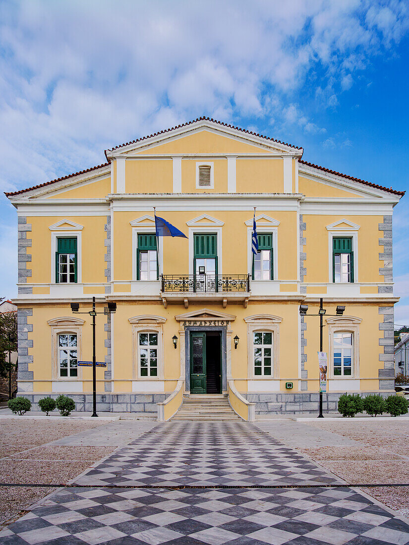 Town Hall, Samos Town, Samos Island, North Aegean, Greek Islands, Greece, Europe