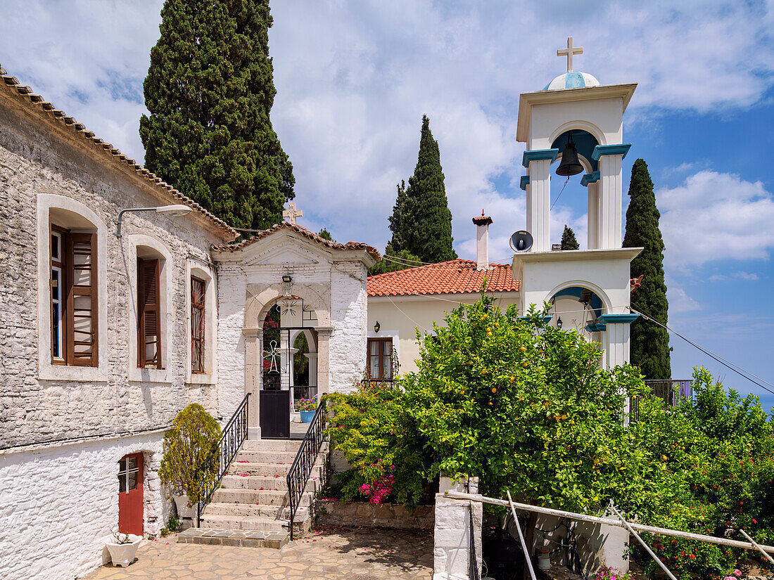 Panagia Spiliani Monastery, Pythagoreio, Samos Island, North Aegean, Greek Islands, Greece, Europe