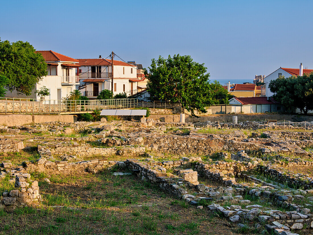 Ruins of Ancient City, Archaeological Museum, Pythagoreion, UNESCO World Heritage Site, Pythagoreio, Samos Island, North Aegean, Greek Islands, Greece, Europe