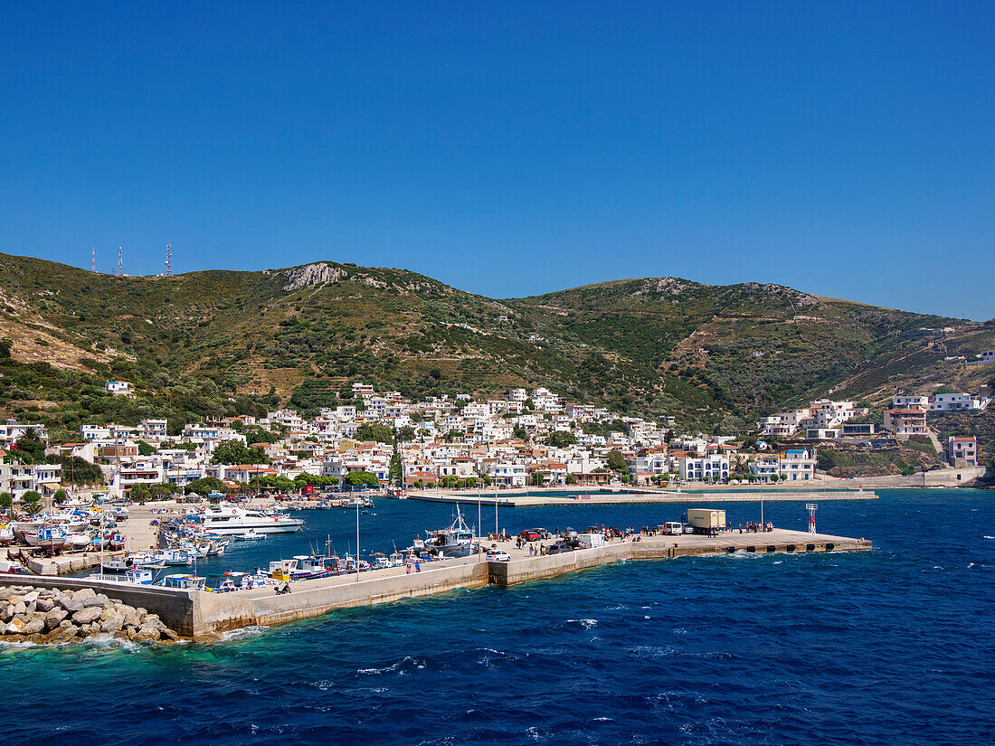 Port in Fournoi, Fournoi Island, North Aegean, Greek Islands, Greece, Europe