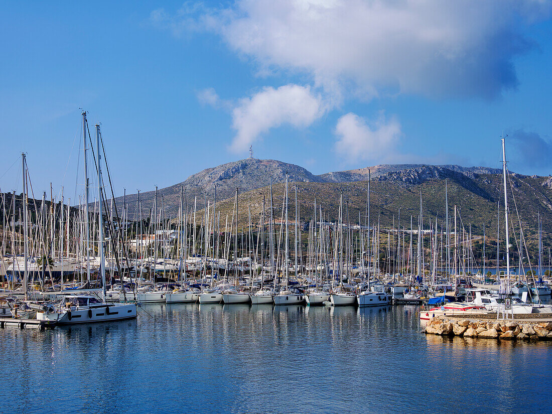 Leros Marina, Lakki Stadt, Insel Leros, Dodekanes, Griechische Inseln, Griechenland, Europa