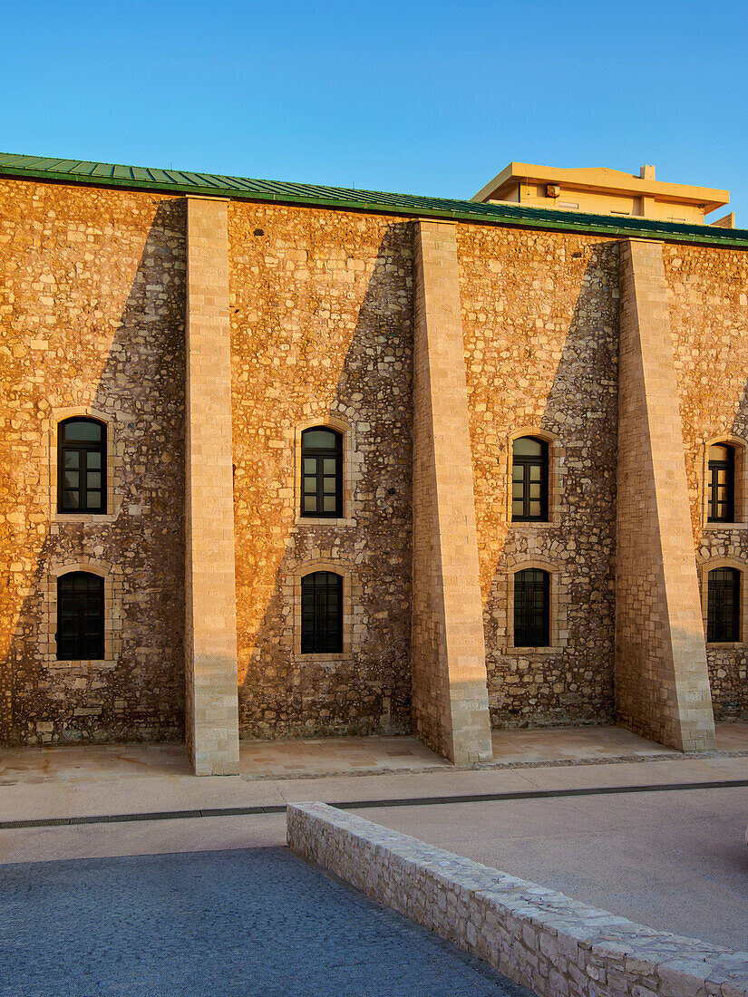 Saint Peter Monastery at sunset, City of Heraklion, Crete, Greek Islands, Greece, Europe