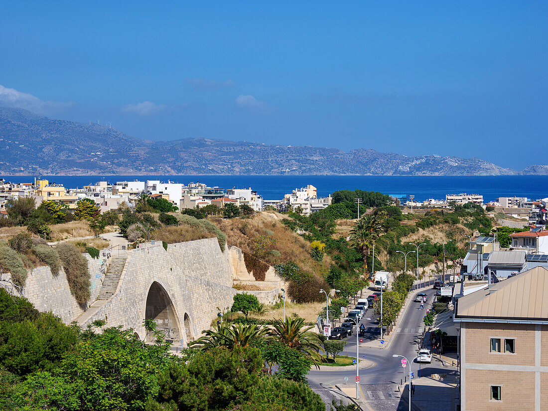 Bethlehem-Tor, Blick von oben, Stadt Heraklion, Kreta, Griechische Inseln, Griechenland, Europa