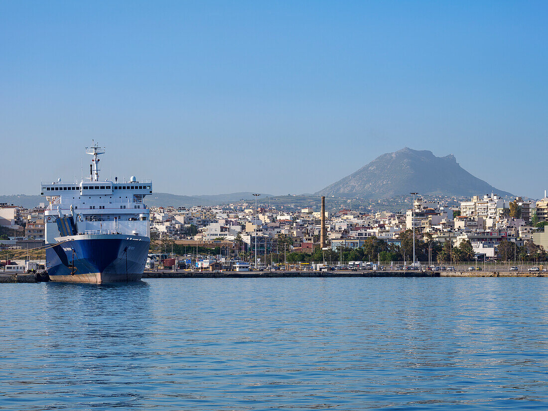 Hafen von Heraklion, Stadt Heraklion, Kreta, Griechische Inseln, Griechenland, Europa