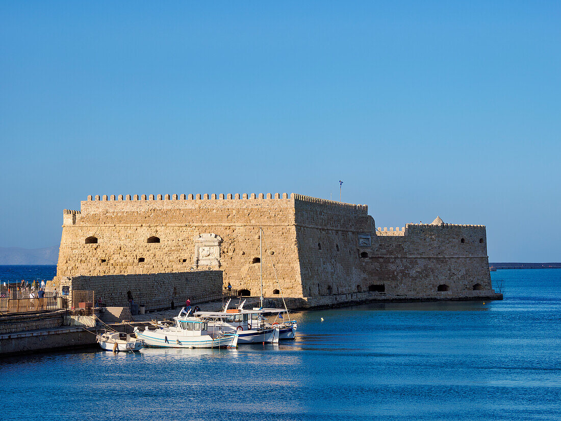 Die Festung von Koules, Stadt Heraklion, Kreta, Griechische Inseln, Griechenland, Europa