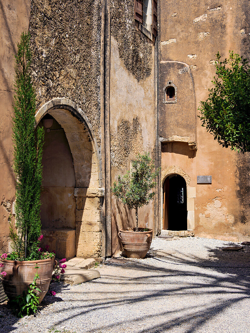 Arkadi Monastery, Rethymno Region, Crete, Greek Islands, Greece, Europe