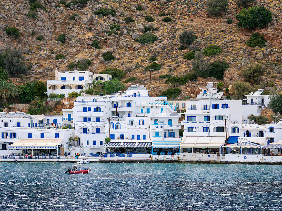 Loutro Village, Chania Region, Crete, Greek Islands, Greece, Europe