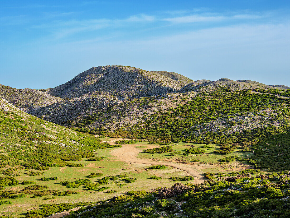 Mountains near Omalos, Chania Region, Crete, Greek Islands, Greece, Europe