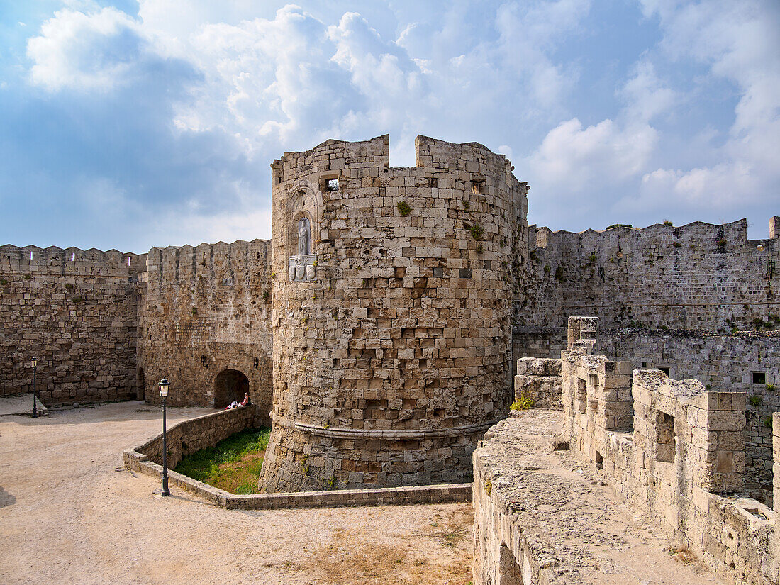 Saint Paul's Gate, Medieval Old Town, Rhodes City, Rhodes Island, Dodecanese, Greek Islands, Greece, Europe