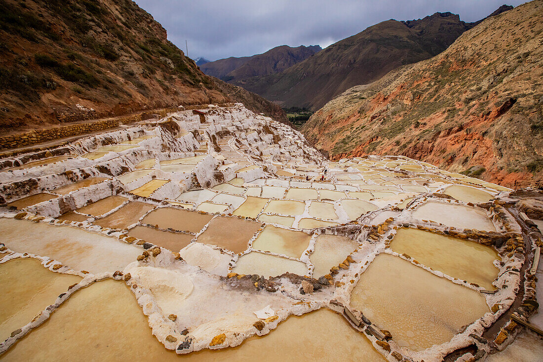 Maras Salt Mines (Salineras de Maras), Peru, South America