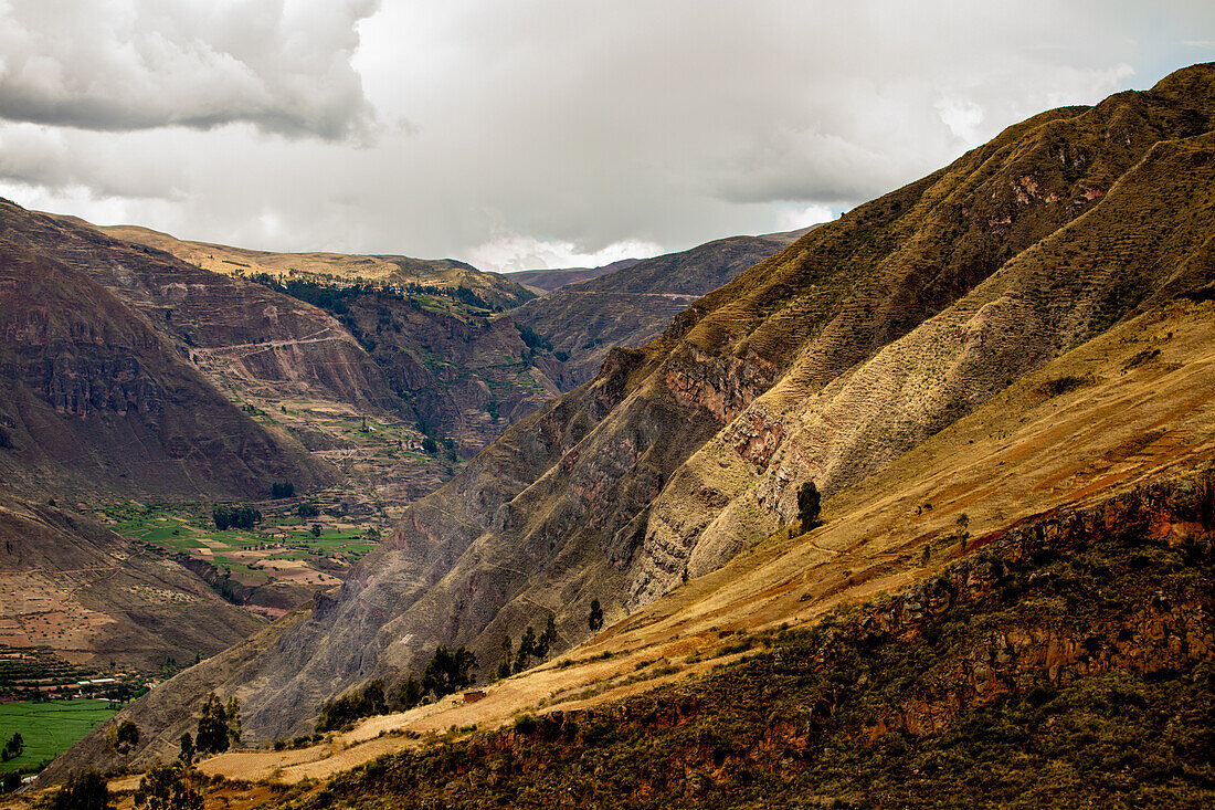 Mountains near Pisaq Ruins, Sacred Valley, Peru, South America