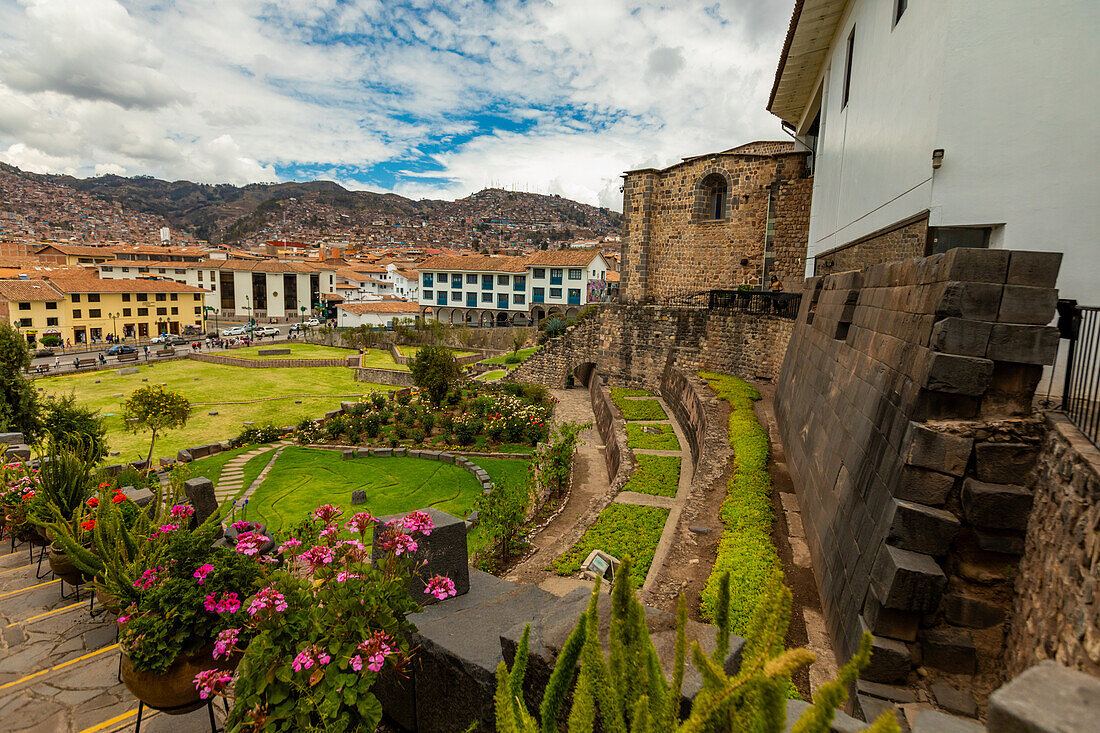 Park in Cusco, Peru, Südamerika