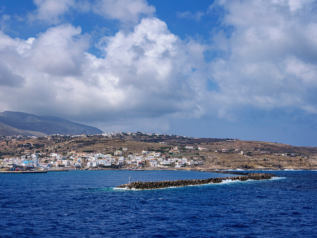 Stadtbild von Fri, Insel Kasos, Dodekanes, Griechische Inseln, Griechenland, Europa