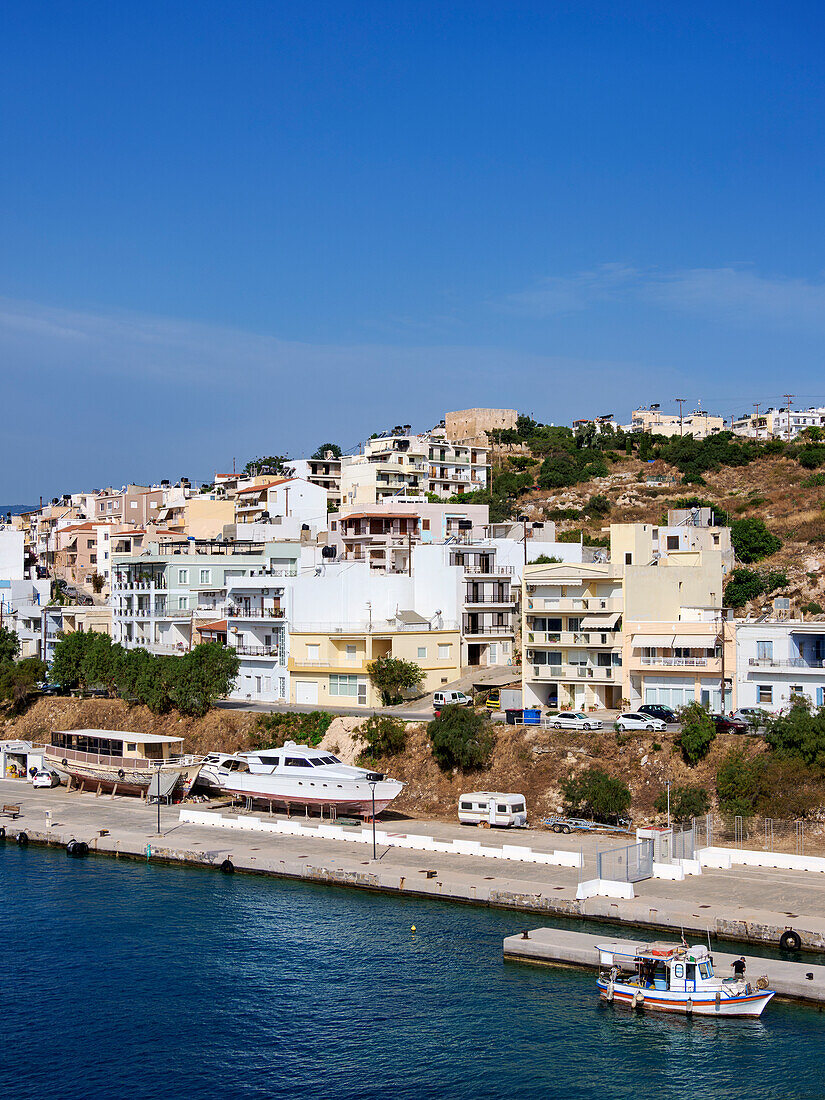 Stadtbild von Sitia, Region Lasithi, Kreta, Griechische Inseln, Griechenland, Europa