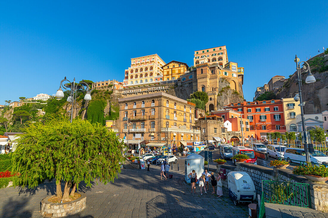 Excelsior Vittoria Hotel und andere Unterkünfte, Sorrento, Bucht von Neapel, Kampanien, Italien, Mittelmeer, Europa