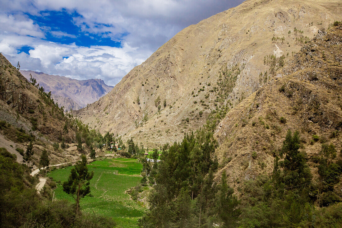 Ansichten von Ollantaytambo, Peru, Südamerika