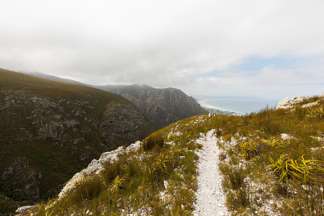 Südafrika, Hermanus, Fernkloof Nature Reserve, Landschaft und Weg