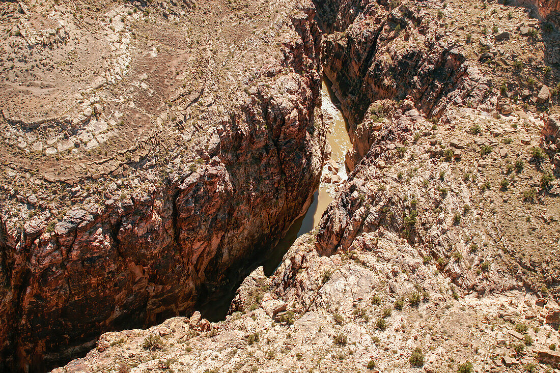 Oberer Black Box Canyon - Luftaufnahme