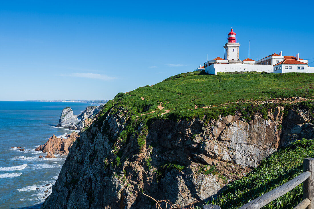 The Cabo da Roca Lighthouse in Portugal