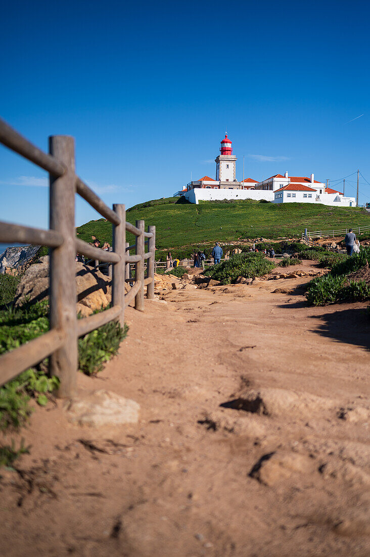 The Cabo da Roca Lighthouse in Portugal